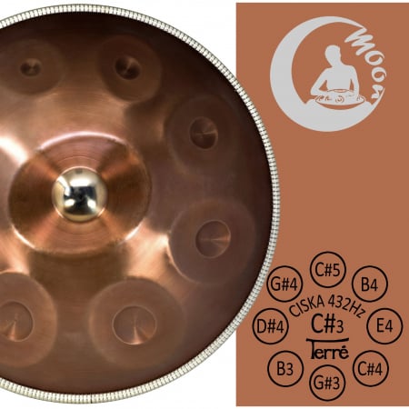 Handpan Moon II 432Hz Instrument Terapeutic [1]