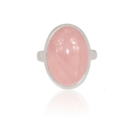 Inele - Inel Cuart Roz - Argint 925 - M01