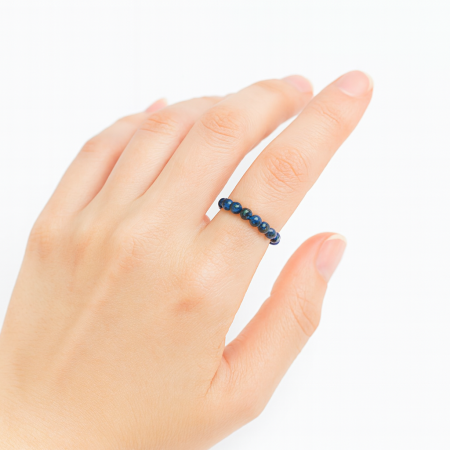 Pietre semipretioase slefuite - Inel Elastic Lapis Lazuli 3mm