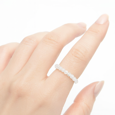 Pietre semipretioase slefuite - Inel Elastic Cuart Transparent 3mm