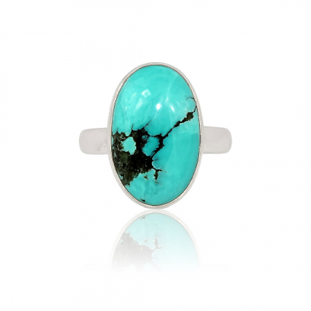 Inele - Inel Turcoaz Tibetan - Argint 925 - M03