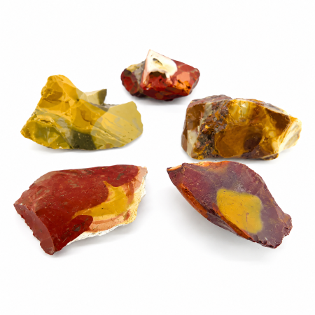 CRISTALE - Jasp Mookaite Brut, 5-8 cm