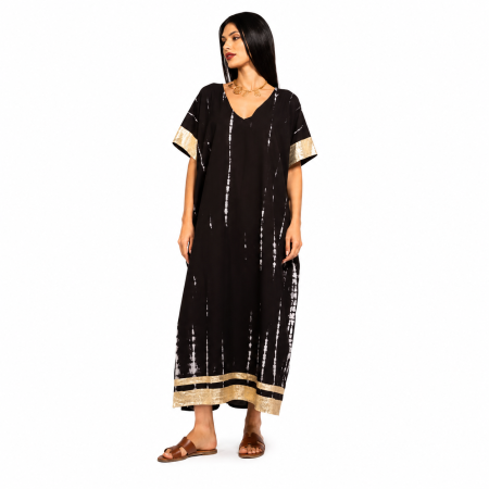Rochii/ Kaftan - Kaftan Greece din Bumbac cu Paiete
