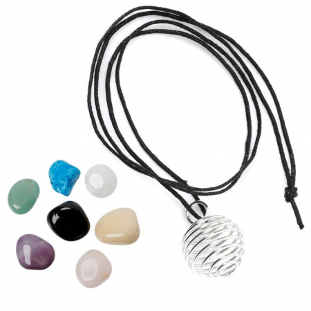 Seturi cristale - Set Colier cu 7 Pietre Semipretioase
