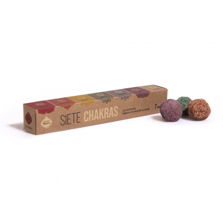 Sfere fumigatie - Set Sfere Fumigene, 7 Chakre, Sagrada Madre