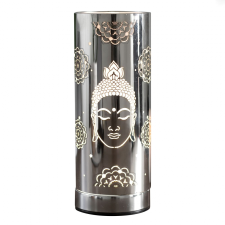Mandala - Lampa Electrica, Buddha Mandala, Argintiu