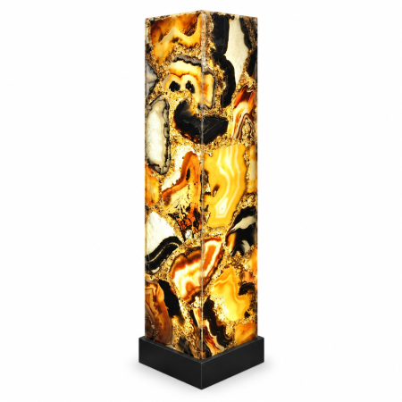 Lampi - Lampa din agat natural, 60x15 cm