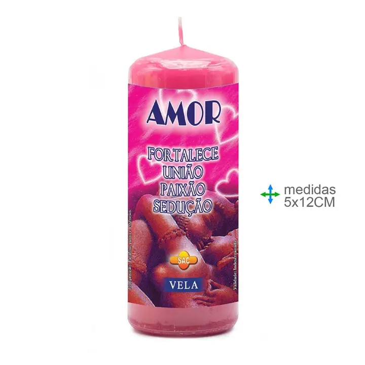 Lumanari ritualice - Lumanare Ritualica Iubire 12 x 4,5 cm, 120 g