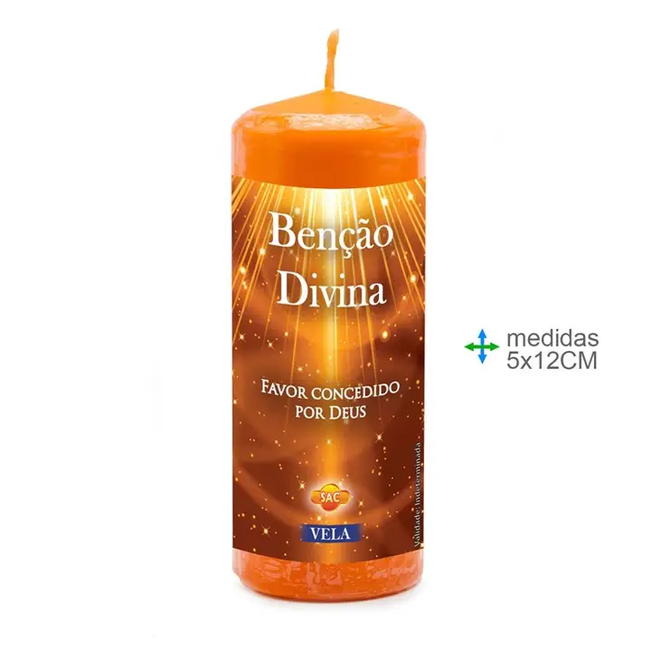 Lumanari ritualice - Lumanare Ritualica Binecuvantare 12 x 4,5 cm, 120 g