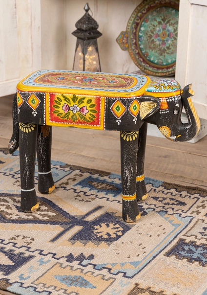 Masuta Elefant Pictata Manual Gaja Negru [2]