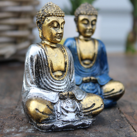 DECORATIUNI - Figurina Feng Shui - Buddha Auriu