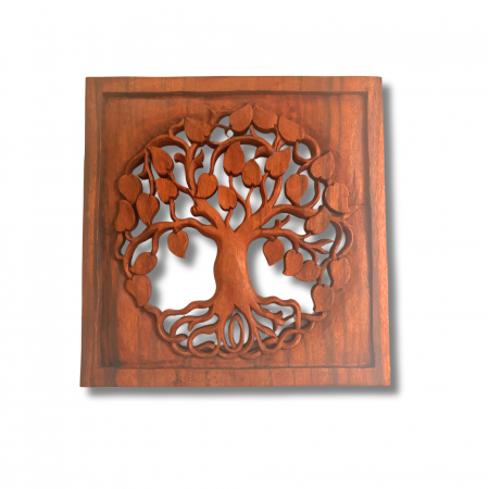 Decoratiuni de perete - Panou decorativ Sacru, Copacul Vietii, 40 x 40 cm