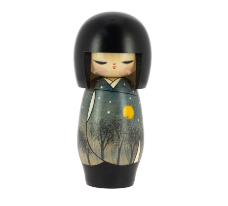 Japonia - Papusa Kokeshi Kimono Iarna