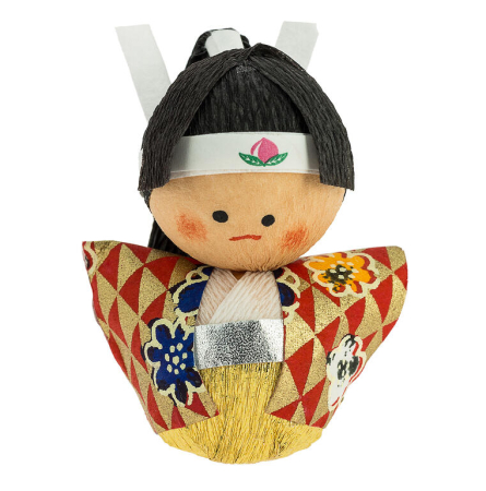 Japonia - Papusa Okiagari Momotaro cel Viteaz