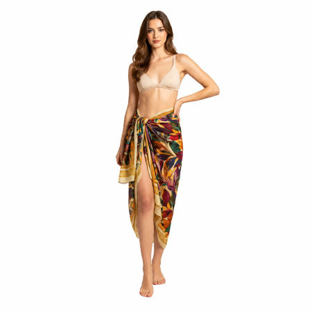 TEXTILE - Pareo din Bumbac Multicolor Island Muse
