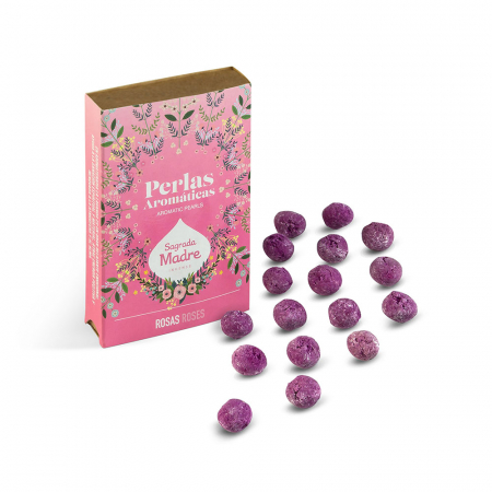 Sfere fumigatie - Perle fumigene aromatice, Trandafir