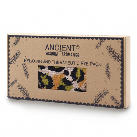Perne terapeutice - Perna Terapeutica cu Lavanda si Grau pentru ochi, Leopard