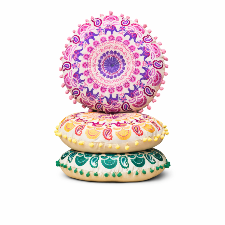 Diverse - Perna Rotunda Brodata Mandala mov