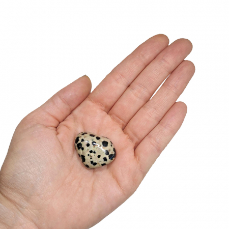 Pietre semipretioase slefuite - Jasp Dalmatian, Piatra Naturala Semipretioasa (Slefuita)