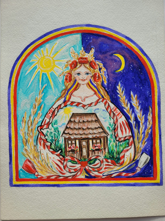 PICTURI - Arhetipul Femeii Romance Ilustratie pictata