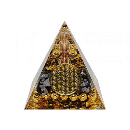Diverse obiecte - Piramida Orgonit Flower of Life, 5 cm