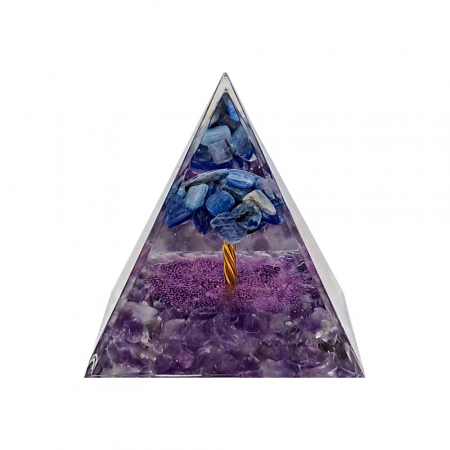 Diverse obiecte - Piramida Orgonit Blue Tree, 5 cm