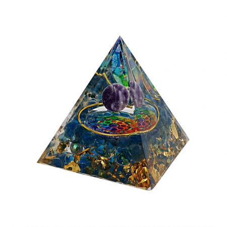 Piramida Orgonit Rainbow, 5 cm [2]