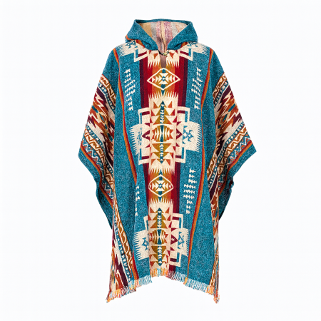 Textile - Poncho Alpaca Barbati – Realizat Manual de Artizani Indigeni