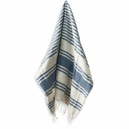 Accesorii baie - Prosop Hammam Spa, Albastru Oceanic, 90 x 170 cm