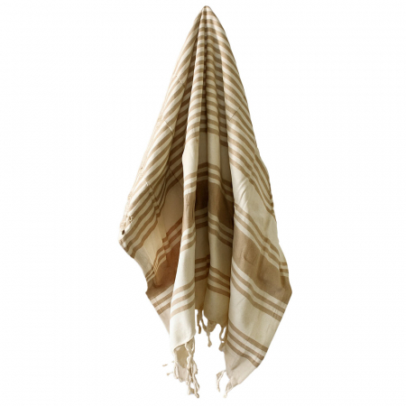 Accesorii baie - Prosop Hammam Spa, Bej, 90 x 170 cm