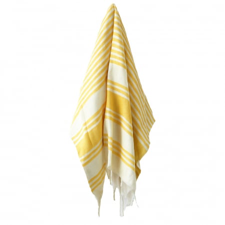 Accesorii baie - Prosop Hammam Spa, Galben, 90 x 170 cm
