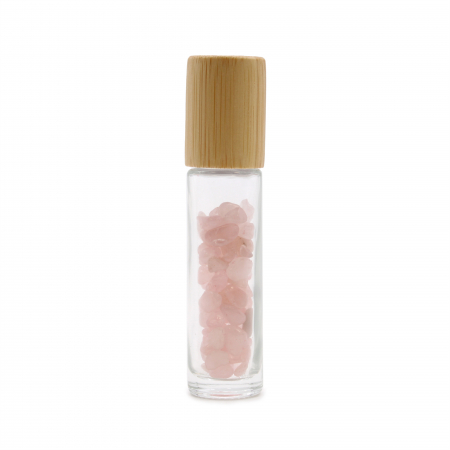 Iubire - Roll-on cu Cuart Roz pentru Uleiuri Esentiale, 10ml
