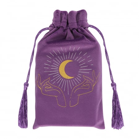 Accesorii - Saculet Carti de Tarot, Crescent Moon