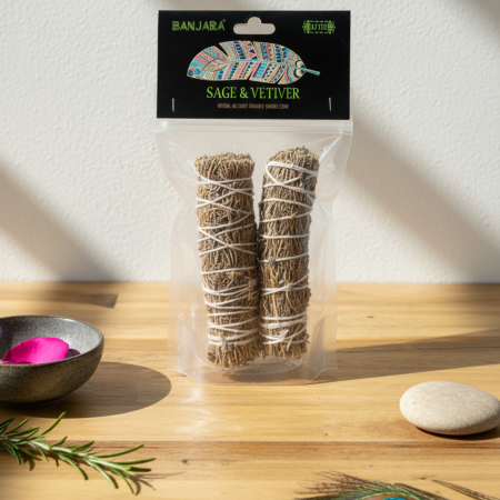 Set 2 Buchete Fumigatie Banjara – Salvie , vetiver [1]