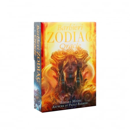 Carti tarot si oracol - Set 26 Carti Oracol, Barbieri Zodiac, Barbara Moore