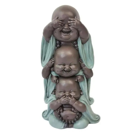 Buddha - Figurina Rasina Buddha Inteleptii 10x7x18 cm