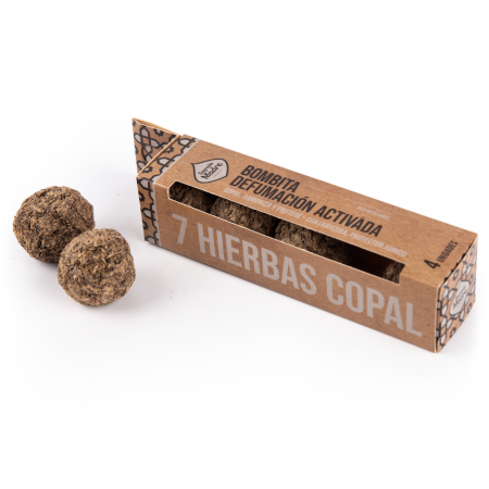 Sfere fumigatie - Set 4 Sfere Fumigatie, "7 Ierburi" Copal, Sagrada Madre