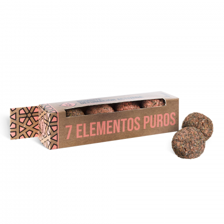 Fumigatie Ritualica - Set 4 Sfere Fumigatie, "7 Pure Elements", Sagrada Madre