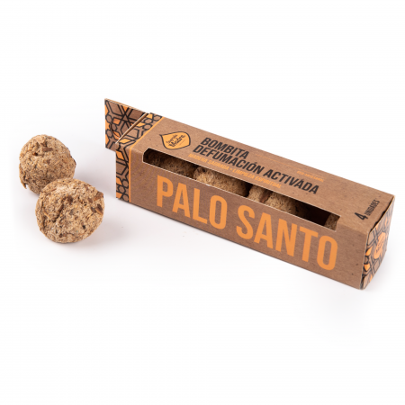 Palo Santo - Set 4 Sfere Fumigatie, Palo Santo, Sagrada Madre