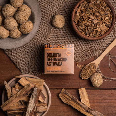 Set 8 Sfere de Fumigatie Activata, Palo Santo [1]