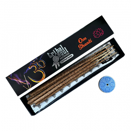 Betisoare parfumate - Set Betisoare Parfumate si suport ceramic, Ohm Shanti