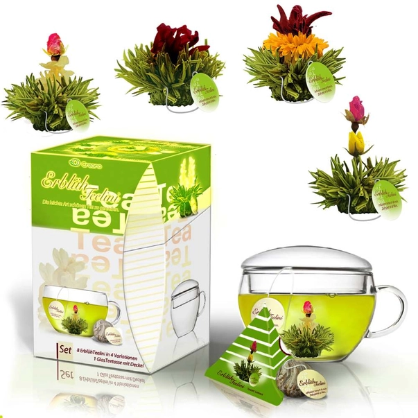 Ceaiuri artizanale - Set Ceai Blooming Tea Blossoms Teelini