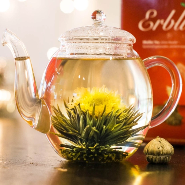 Set Blooming Tea Ceai Alb si Flori [1]