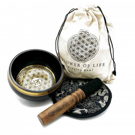 Boluri tibetane - Set Bol Tibetan - 14cm - Floarea Vietii