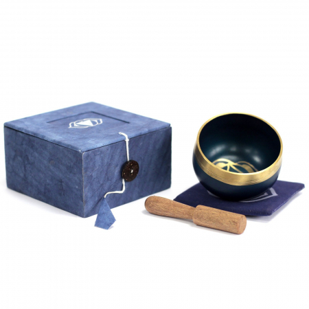 Chakre - Set Bol Tibetan cantator, Chakra Al Treilea Ochi, 8 cm