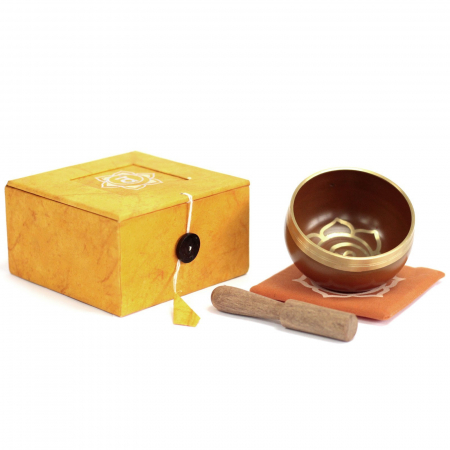 Chakre - Set Bol Tibetan cantator, Chakra Sacrala, 8 cm