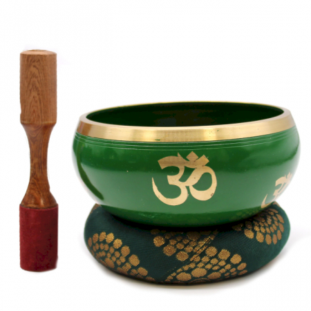 Boluri tibetane - Set Bol Tibetan cantator Copacul Vietii cu ciocanel din lemn