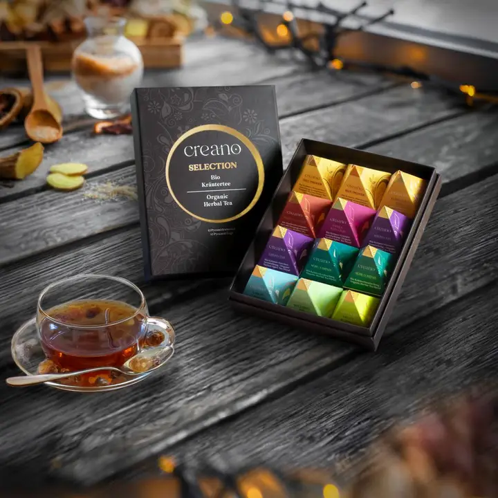 Set Cadou Ceai Organic 12 Piramide [1]