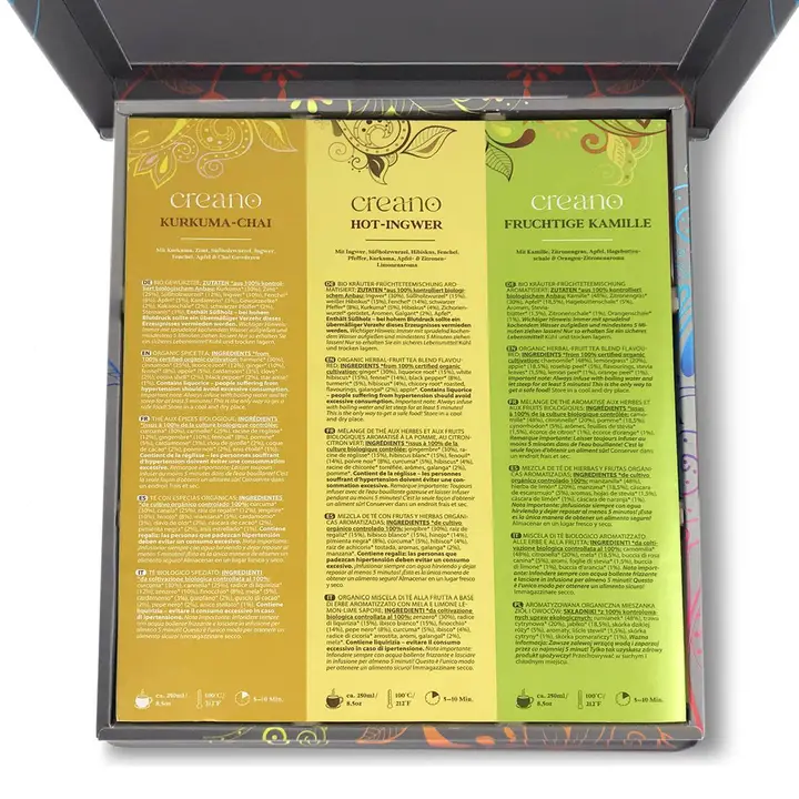 Set Cadou Ceai Bio Herbal Tea 45 Plicuri [3]