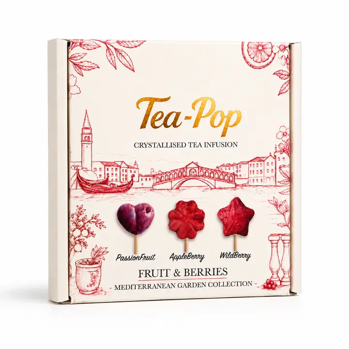 Tea pop - Set Cadou Ceai Tea-Pop European Café, Fruit & Berries